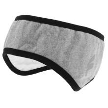 Zachte grijze oorwarmers/hoofdband voor thuis, op kantoor en op reis