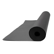 Rouleau de papier kraft noir 15 po x 400 po – Papier d'emballage pour cadeaux, Noël, décoration murale, chemin de table, revêtement de sol
