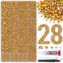 30 000 strass en résine pour loisirs créatifs, vêtements, gobelets, tasses, chaussures, tissus et nail art – Compatibles avec la colle B7000