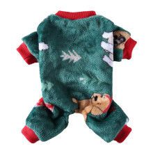 Pijama de Natal para Cães e Gatos, Macacão de Inverno com Papai Noel para Cães e Gatos de Pequeno Porte, Filhotes e Cachorros.