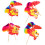 Kit de bricolage de dragon chinois en papier – 4 ensembles 1