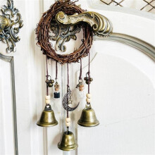 Cloches de sorcière pour protéger les poignées de porte, cloches de Noël suspendues de 30 cm, articles de décoration pour la maison inspirés de