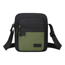 Pánska crossbody taška cez rameno zelená, na cyklistiku, šport a každodenné dochádzanie, 22 x 19 x 6 cm