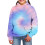 Παιδικό Tie Dye Φούτερ με Κουκούλα, Τρισδιάστατη Οπτική Ψηφιακή Εκτύπωση, Άνετο 1