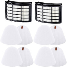 Lot de 4 filtres + 2 filtres de rechange pour aspirateurs Shark Navigator Lift Away, modèles NV350, NV351, NV352, NV355, NV356E, NV360, UV440,