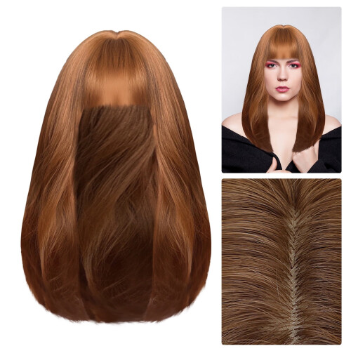 Περούκα Μεσαίου Μήκους Δαντελένια Μαλλιά Περούκα Χωρίς Ίσια Ψηλή Περούκα