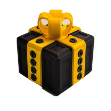 1 boîte cadeau magique décorative de Noël imprimée en 3D (1 pièce) pour les amis