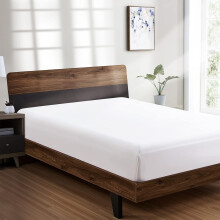 Drap-housse pour lit simple - Qualité hôtelière - Ultra doux et respirant - Microfibre brossée - Poche profonde - Drap-housse rafraîchissant