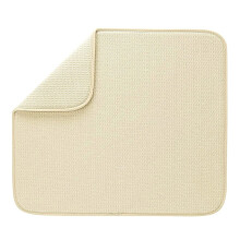 Tapis égouttoir en microfibre pour vaisselle, grand format, absorbant, réversible, pour évier et plan de travail.
