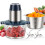Robot culinaire électrique avec 2 bols et double lame 1