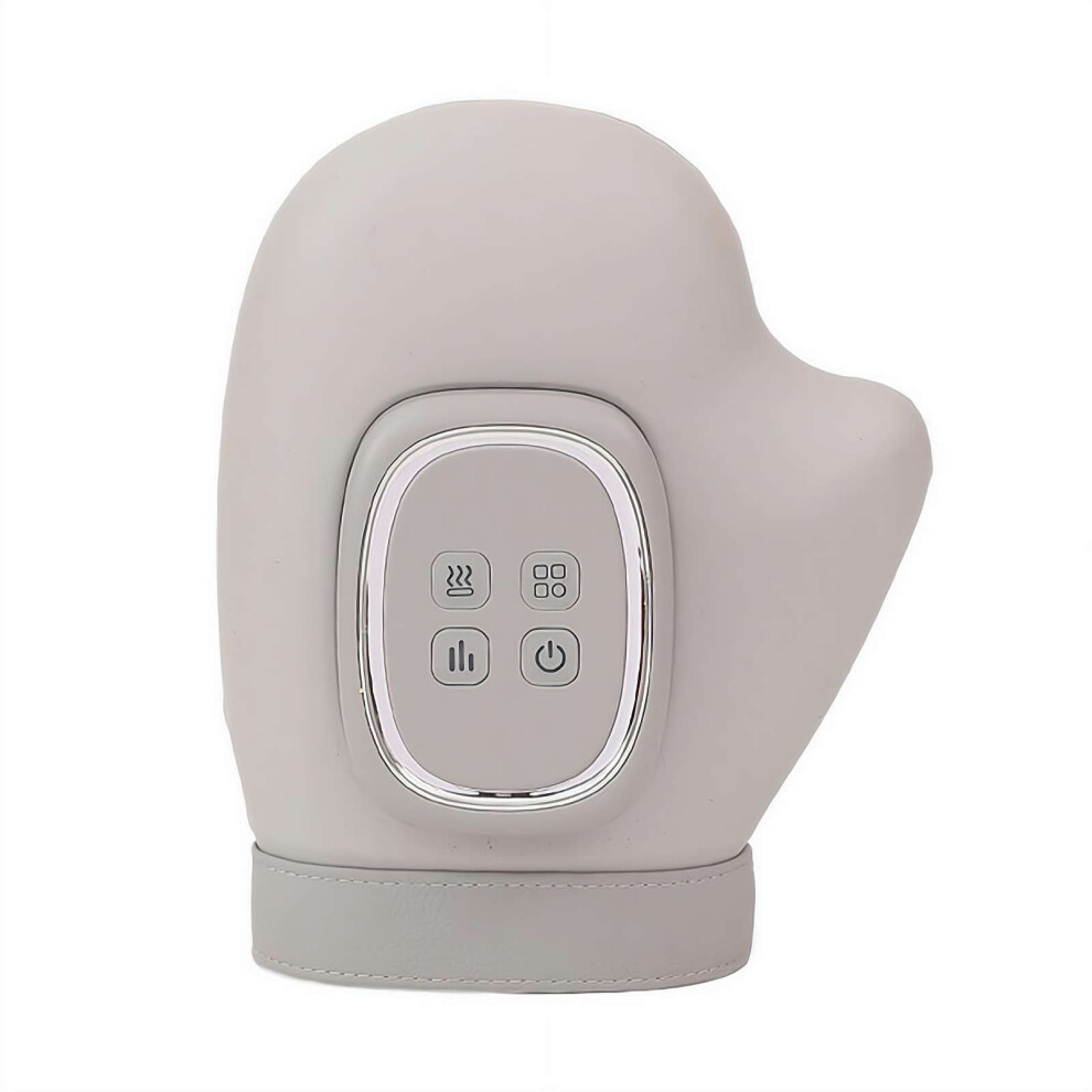 Cordless Hand Massager with Heat and Compression, 3 Modes, 5 Intensity Levels, Rechargeable Electric Massager for Hand, Wrist & Finger Relaxation