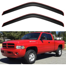 Ενσωματωμένα προστατευτικά βροχής για Dodge Ram1500 1994-2001, ανεμοθώρακες παραθύρων για