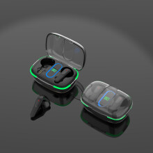 Kabellose TWS-Ohrhörer mit LED-Display, Touch-Steuerung, halboffener Bauweise, Kondensatormikrofon, USB-C-Ladefunktion (2,5–5 W), für