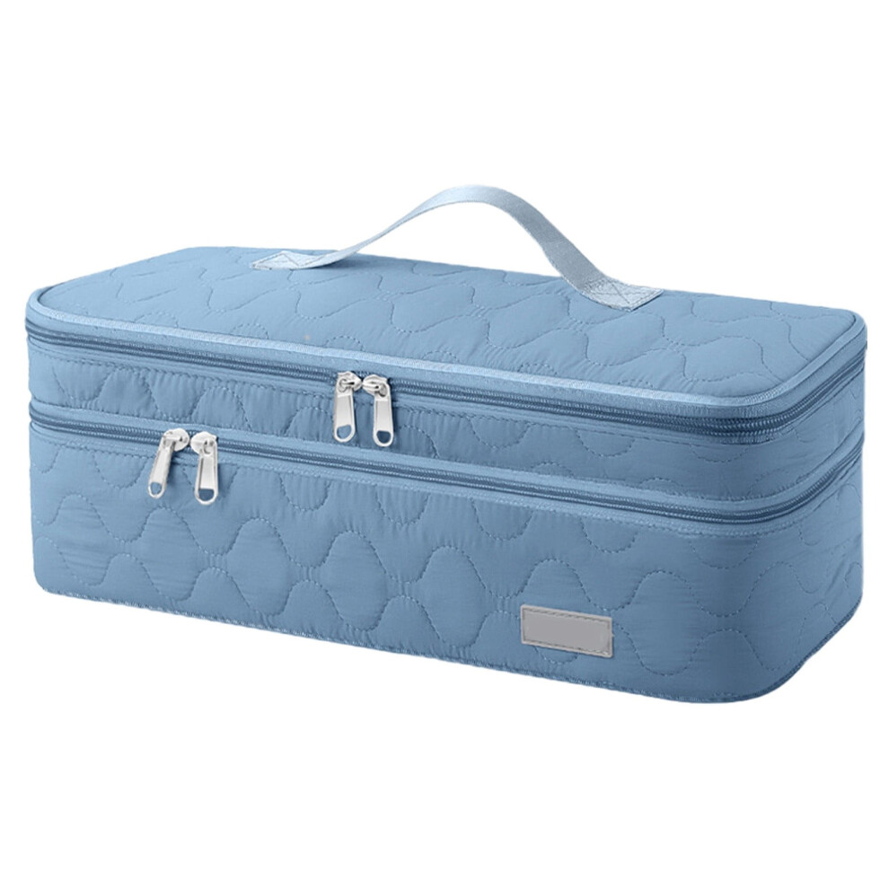 Hair Dryer Travel Case & Organizer Bag, Double-Layer Storage for Hair Tools, Compatible with Most Hair Dryers, 15.7"x5.5"x3.9"