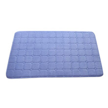 Tapis de sol en polaire corail gaufrée avec mousse à mémoire de forme épaisse pour un confort optimal et un soulagement des points de pression