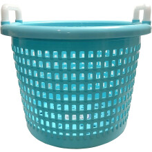 Heavy Duty Fish Basket - Aqua Blue, Washable with Handle - Perfect for Multiple Needs, Durable & Versatile"