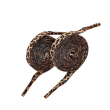 Leopards Prints Shoelaces 120cm Long Polyester Shoe Lace for Adults Kids Adjustable Flat Shoelaces for Trainers Sneakers