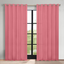 Pink Blackout Curtains 70"x84", 2 Pack, Room Darkening, Thermal, Sun Blocking, Compatible with Bedroom/Kitchen/Living Room