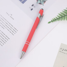 Stylo bille léger en aluminium (lot de 5), rétractable, encre noire, stylo minimaliste pour le bureau, la prise de notes et les examens –
