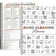 ADHD Schoonmaakplanner Dagelijkse Wekelijkse Maandelijkse Checklist