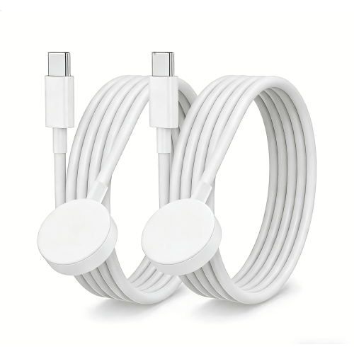 Συσκευασία 2 τεμαχίων συμβατή με φορτιστή Apple Watch, μαγνητικό καλώδιο USB-C, γρήγορη