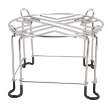 6‑inch Tall Stainless Steel Water Filter Stand, 9‑inch Base, Portable 4‑Leg Design for Berkey, Royal & Other Medium Gravity Filters