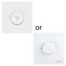 Variateur de vitesse universel 220 V pour ventilateur de plafond, Ă cinq vitesses, avec bouton mural.