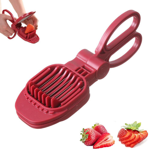 1PCS Handheld Mushroom Divider Tomato Cutter Egg Split Device Slicer Egg Mould Tool Multifunction Slicing