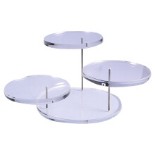 YOHOME Acryl Cupcakehouder voor Sieraden, Taarten, Desserts – Presentatierek voor Bruiloften en Verjaardagsfeesten – Geschikt voor Kleine