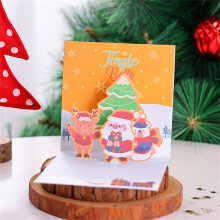Carte de vœux de Noël 3D, cartes de Noël avec enveloppes, Père Noël, bonhomme de neige, sapin, cadeau de Noël pour la famille et les amis, à