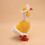 Σετ ρούχων Sunflower Desk Goose – Φόρεμα & καπέλο από τσόχα, 15εκ. 4