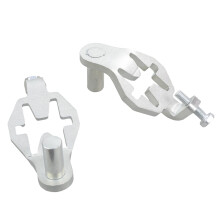 Sturdy Alloy Steel T Post Hinges Pin Set of 2 Accessory for Outdoor Farm Gate Garden Fence 5/8Inch Diameter Hardware