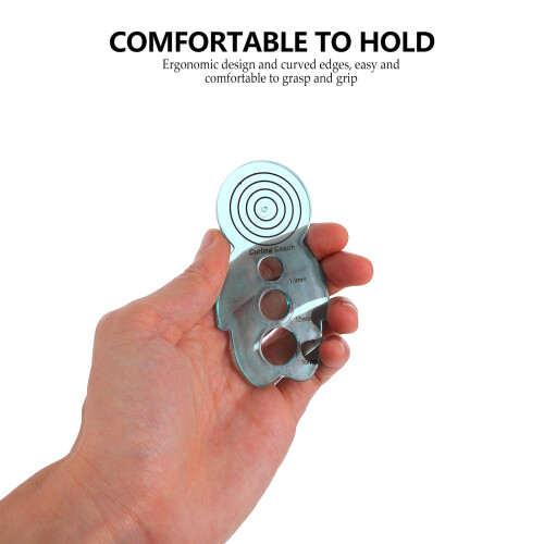 5Pcs Curling Paper Rolling Tool Set Sturdy Lightweight Plastic for Cardmaking 2