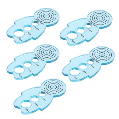 5Pcs Curling Paper Rolling Tool Set Sturdy Lightweight Plastic for Cardmaking