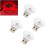 4-pakning USB LED-innvendig billys – isblå 1