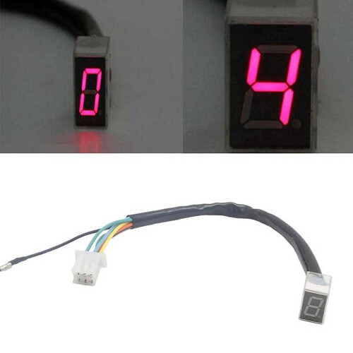 LED Universal Digital Gear Display Μοτοσικλέτας Αισθητήρας Μοχλού Ταχυτήτων