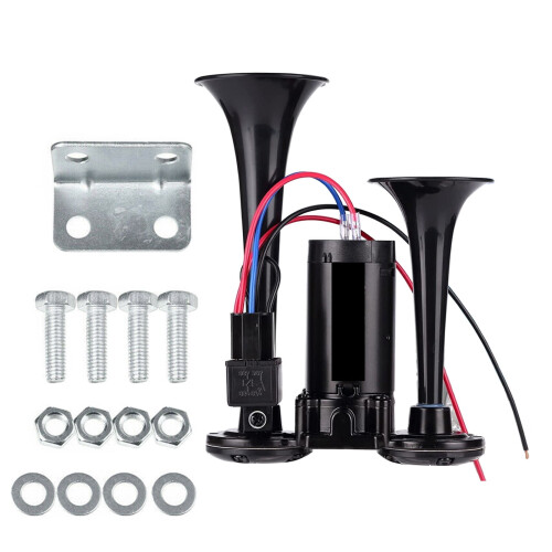 12V Doppelrohr-Metall-Lufthupen-Set – 600dB