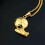 Κολιέ μενταγιόν ποδοσφαίρου από τιτάνιο με δωρεάν αλυσίδα για άνδρες και 6