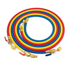 1/4" HVAC-kjølemiddel slanger med kuleventiler – 3-pakning