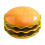 Σετ 7 τεμαχίων σερβίτσιων σε στυλ burger, κεραμικά πιάτα και μπολ με καπάκια, για 2