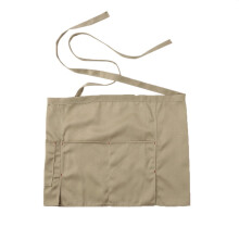 Zhnaai Aprons for Women with Pockets Waist Short Apron Hotels Restaurant Cafe Waiters and Waitresses Uniforms Aprons 1X Half-Length Apron