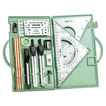 Geometry Set for Students 16X Geometry Precision Tool Set Drawing Tools with Storage Box Drafting Supplies for Artists Students Teachers