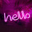 Φως Νυχτός Νέον, LED Πινακίδες Νέον Νυχτός Φως Hello Neon Lights Φώτα Νέον για Παιδικό 4