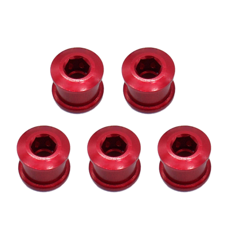 5Pcs Aluminum Alloy Bike Chainring Bolts Replacement Single Chainwheel Bolts Nut For Outdoor Mountain Road Bicycles 9422877860463