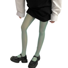 Women Solid Candy Colored Thin Seamless Pantyhose Spring and Summer Semi Opaque Colorful Elastic Footed Tights Stockings