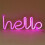 Φως Νυχτός Νέον, LED Πινακίδες Νέον Νυχτός Φως Hello Neon Lights Φώτα Νέον για Παιδικό 8