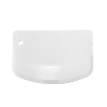 Plastic Dough Scraper 5.31x3.64'', Baking Tool for Bread, Cake & Bowl Scraping – Compatible with Surdoca