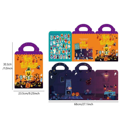 Halloween-Sticker für Kinder-Stuhlbücher, 1 Set 1