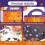 Halloween-Sticker für Kinder-Stuhlbücher, 1 Set 5