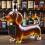 Hand-Blown Dachshund Whisky Decanter – Borosilicate 1